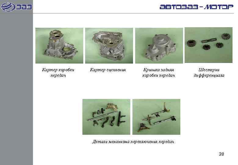 Картер коробки  Картер сцепления  Крышка задняя  Шестерни  передач  