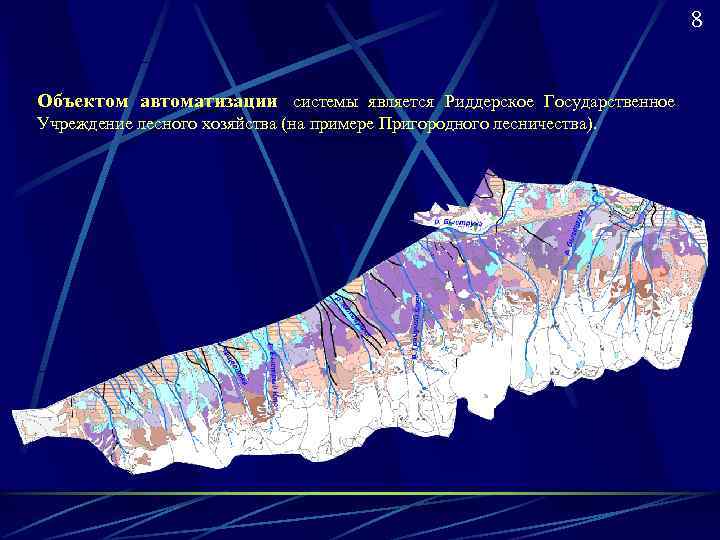        8  Объектом автоматизации системы является Риддерское