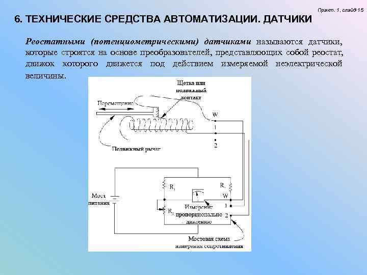 Практ. 1, слайд 15 6. ТЕХНИЧЕСКИЕ СРЕДСТВА Практ. 1, слайд 15 6. ТЕХНИЧЕСКИЕ СРЕДСТВА