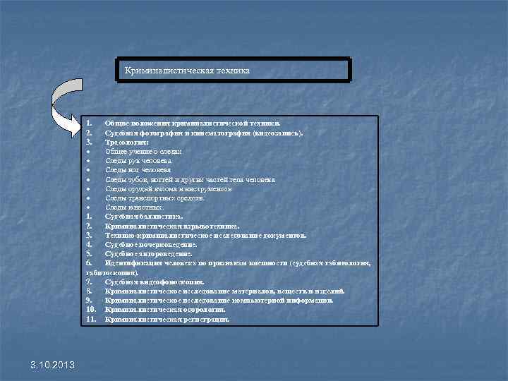 Криминалистическая техника 1. Общие положения криминалистической Криминалистическая техника 1. Общие положения криминалистической