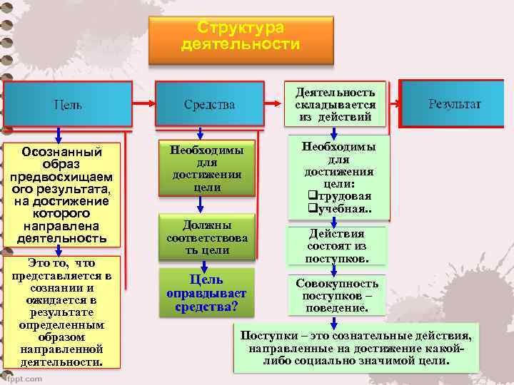     Структура    деятельности     