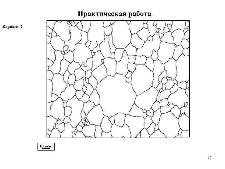     Практическая работа Вариант 2   10 мкм 