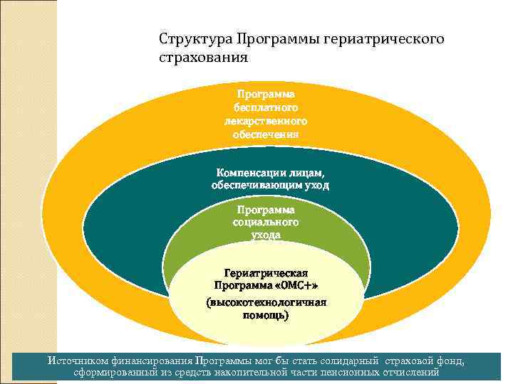     Структура Программы гериатрического    страхования   