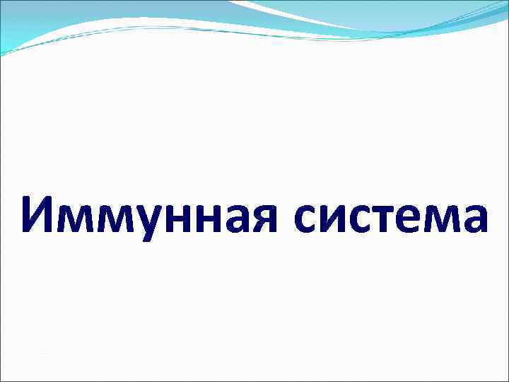 Иммунная система 