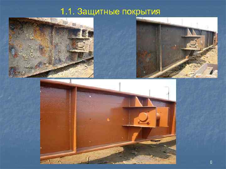1. 1. Защитные покрытия     8 