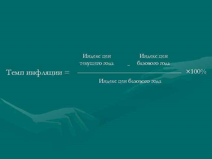     Индекс цен    текущего года  - 