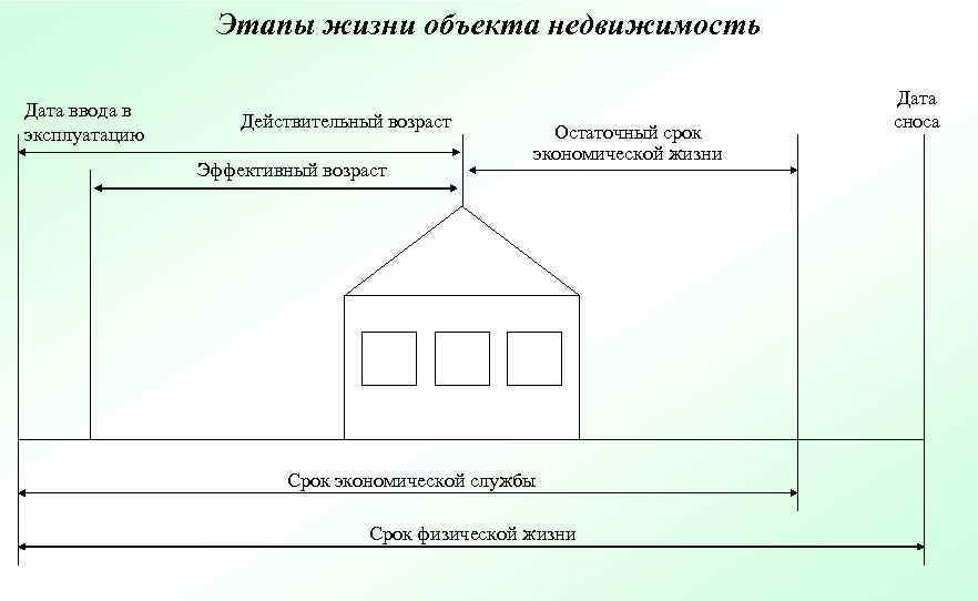    Этапы жизни объекта недвижимость       Дата