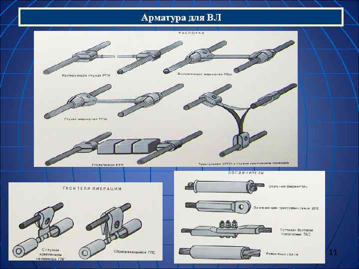 Арматура для ВЛ    11 