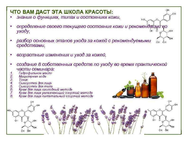 ЧТО ВАМ ДАСТ ЭТА ШКОЛА КРАСОТЫ:  • знания о функциях, типах и состояниях