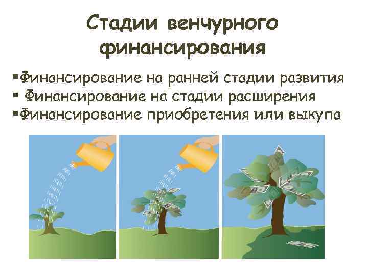Стадии венчурного финансирования § Финансирование на ранней стадии развития § Стадии венчурного финансирования § Финансирование на ранней стадии развития §