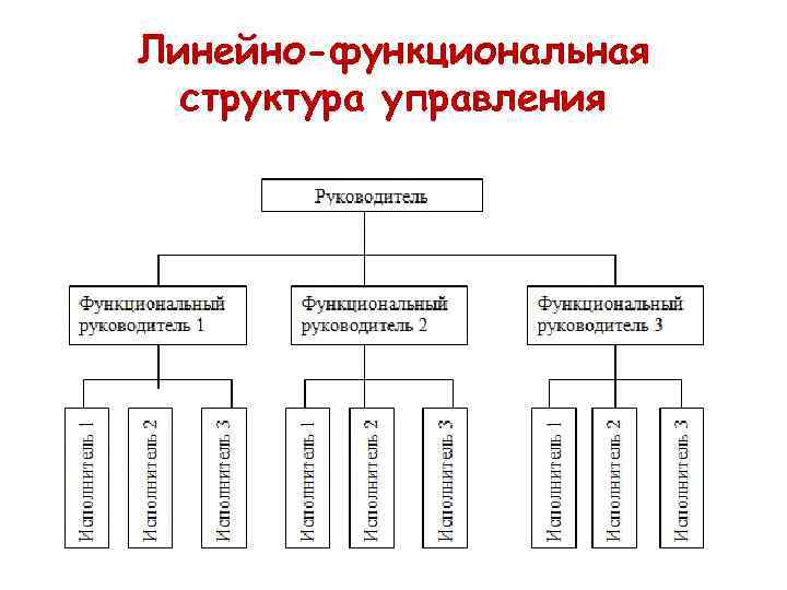 Линейно-функциональная структура управления Линейно-функциональная структура управления