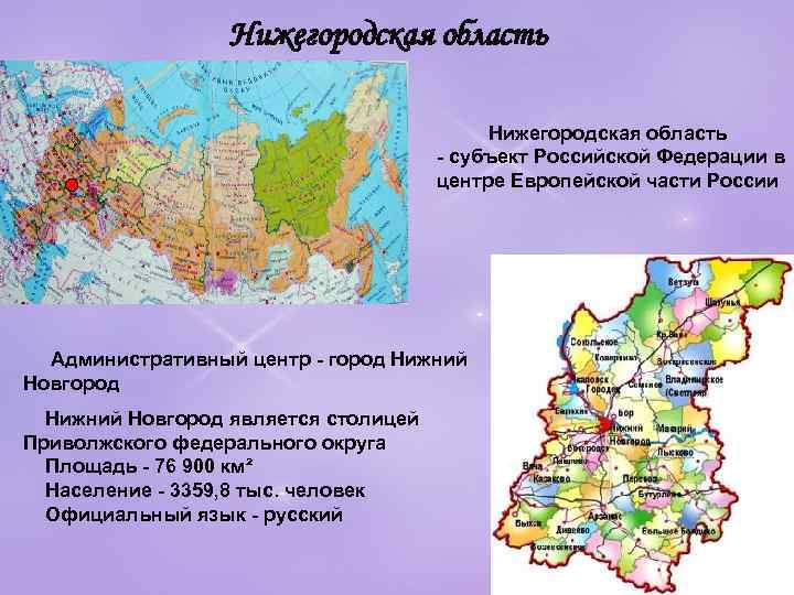     Нижегородская область        -