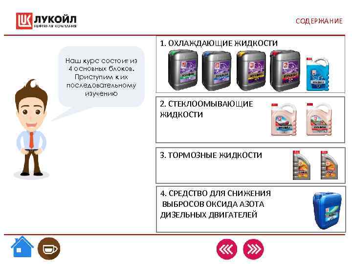 СОДЕРЖАНИЕ 1. ОХЛАЖДАЮЩИЕ ЖИДКОСТИ Наш курс СОДЕРЖАНИЕ 1. ОХЛАЖДАЮЩИЕ ЖИДКОСТИ Наш курс