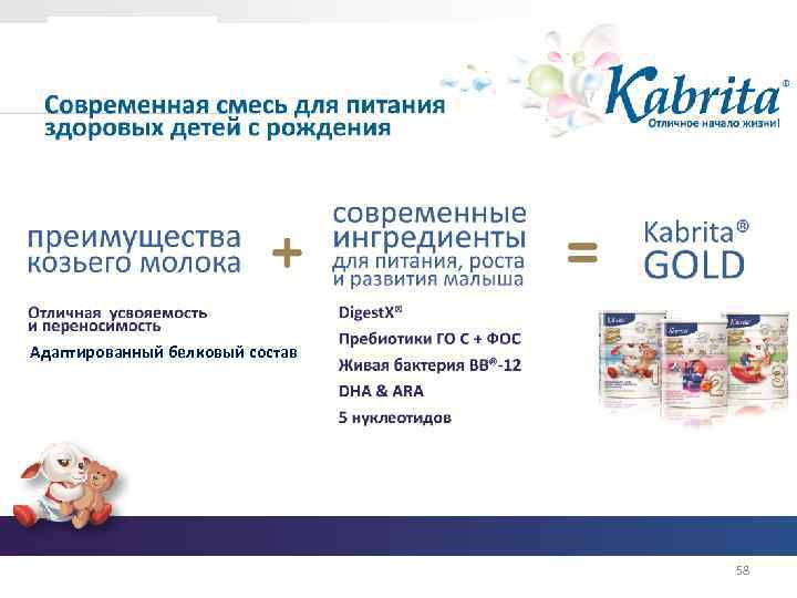     KABRITA GOLD - современная смесь     