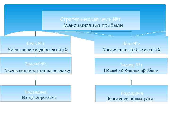      Стратегическая цель № 1.     Максимизация