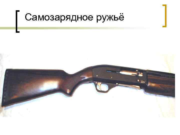 Самозарядное ружьё 
