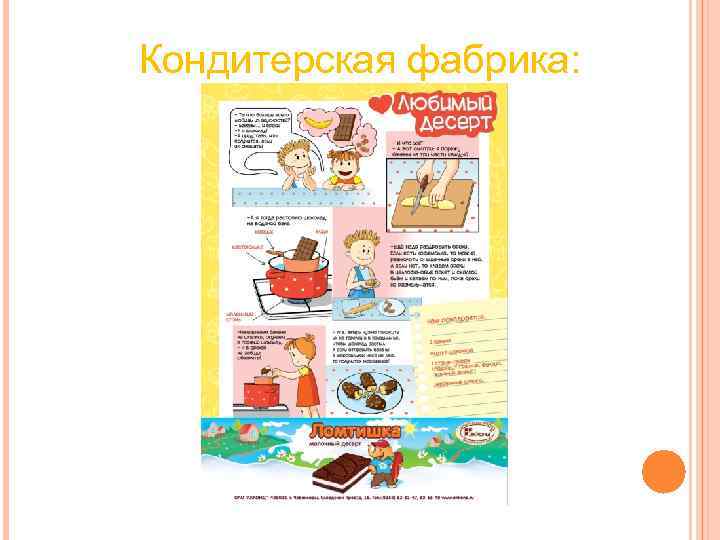 Кондитерская фабрика: Кондитерская фабрика: