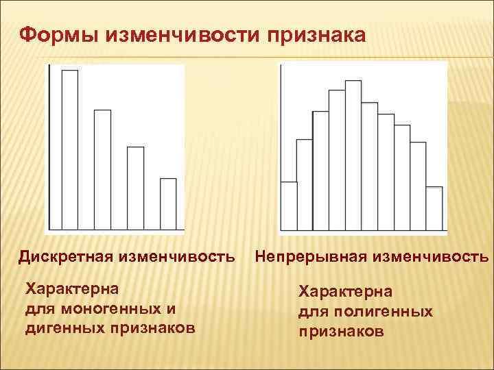 Схема типы изменчивости