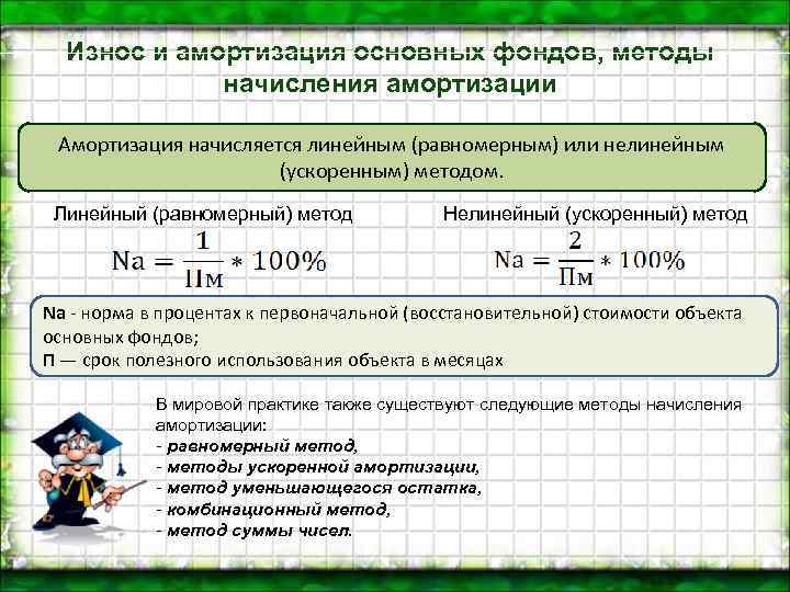 В 1с не начисляется амортизация