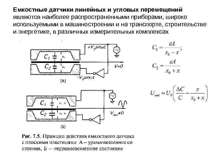 Емкостные датчики презентация