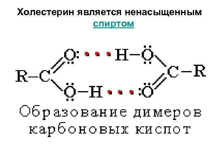 Холестерин является ненасыщенным    спиртом     