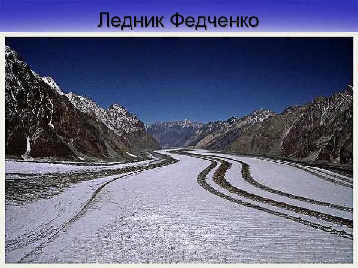 Ледник Федченко 