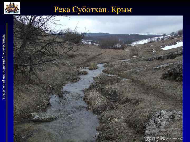 Таврический национальный университет. Река Суботхан. Крым 