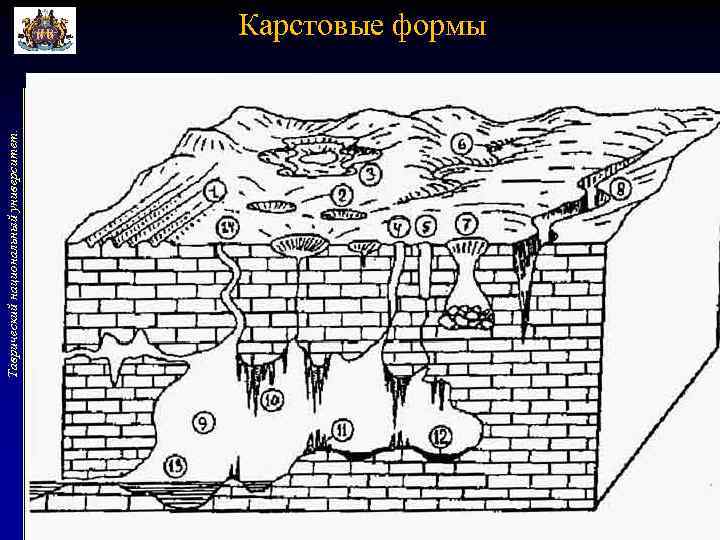 Таврический национальный университет. Карстовые формы 