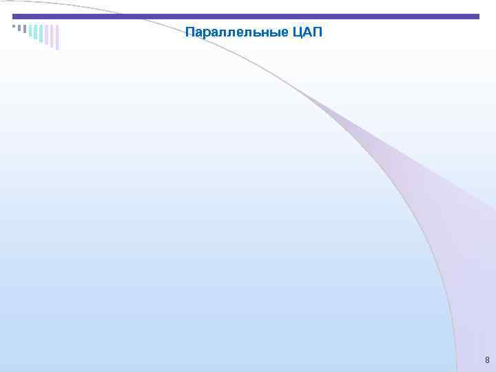Параллельные ЦАП    8 