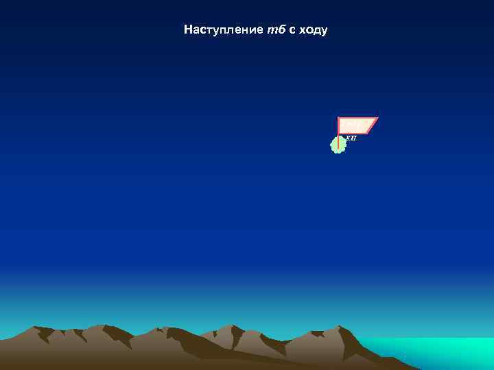 Наступление тб с ходу     2 тбр    