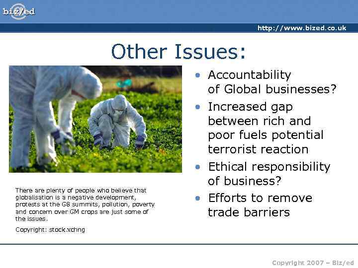      http: //www. bized. co. uk    