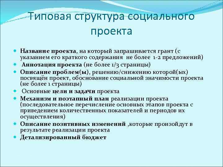 Социальный проект аннотация