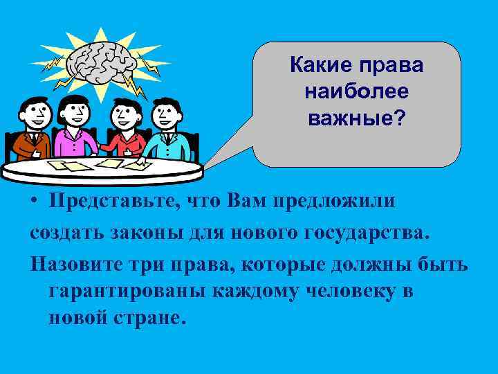     Какие права     наиболее   