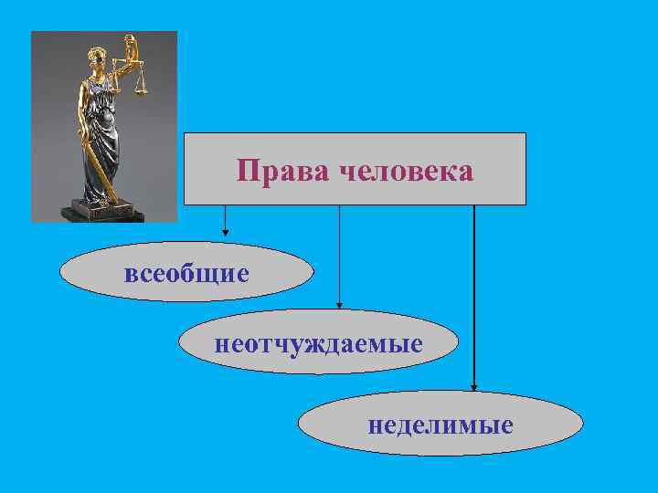 Заполните пропуски в схеме права человека неотчуждаемые неделимые