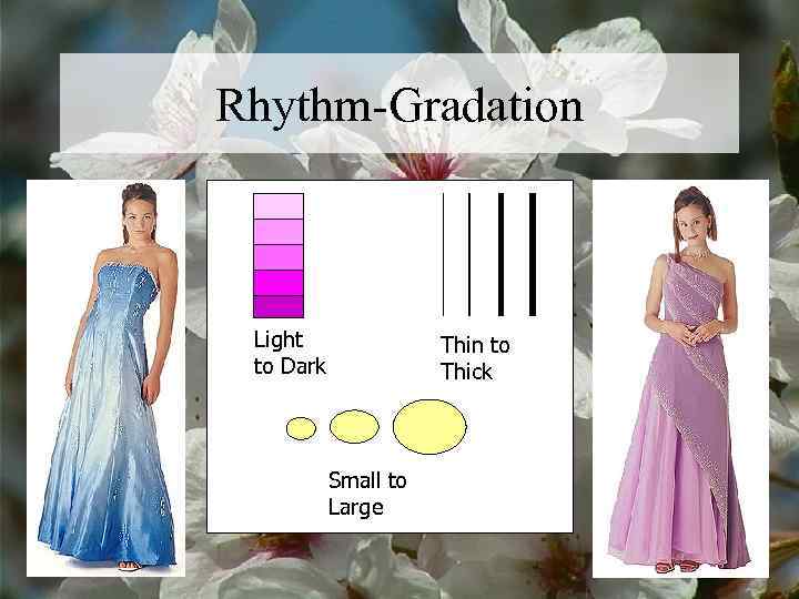 Rhythm-Gradation Light    Thin to to Dark   Thick  