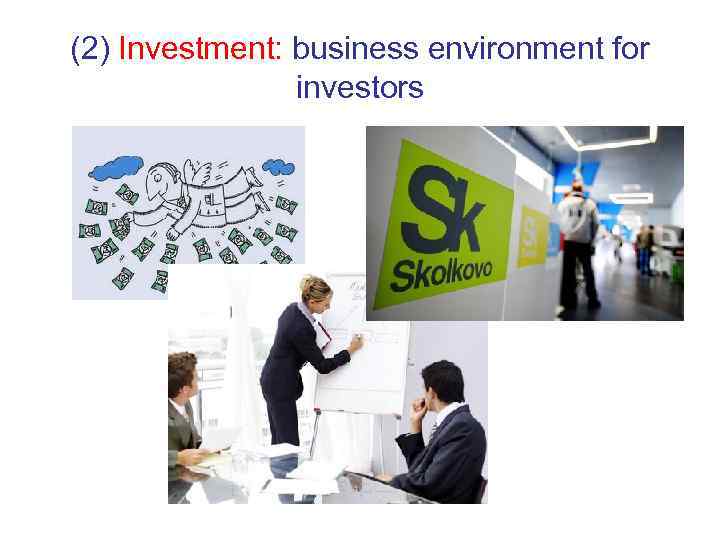 (2) Investment: business environment for   investors 
