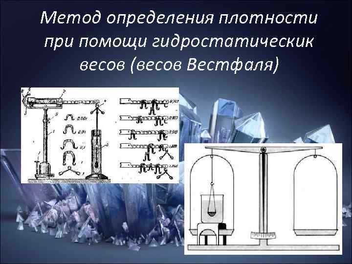 Методы определения плотности проект