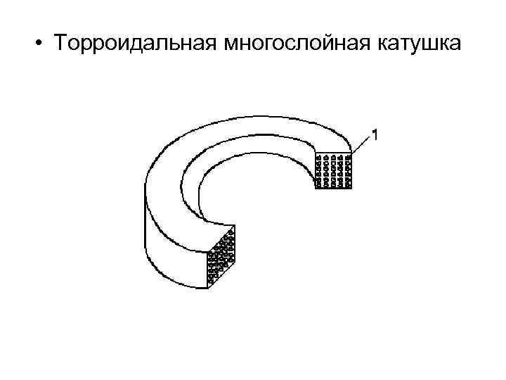  • Торроидальная многослойная катушка 