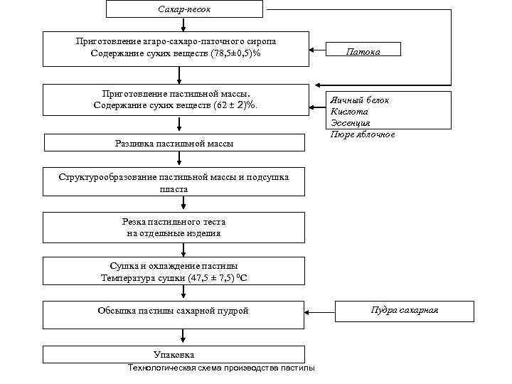 Яблочная пастила технологическая карта