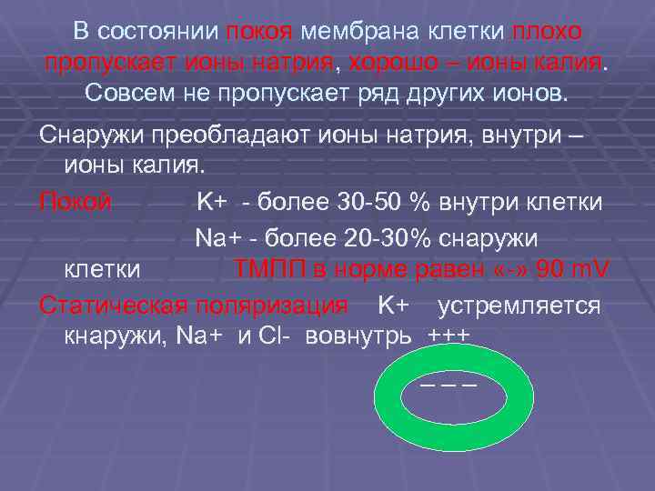 Находящиеся в состоянии покоя. Ионы калия в клетке. Внутри клетки в состоянии покоя преобладают ионы. Ионы натрия. Ионы в клетке определение.