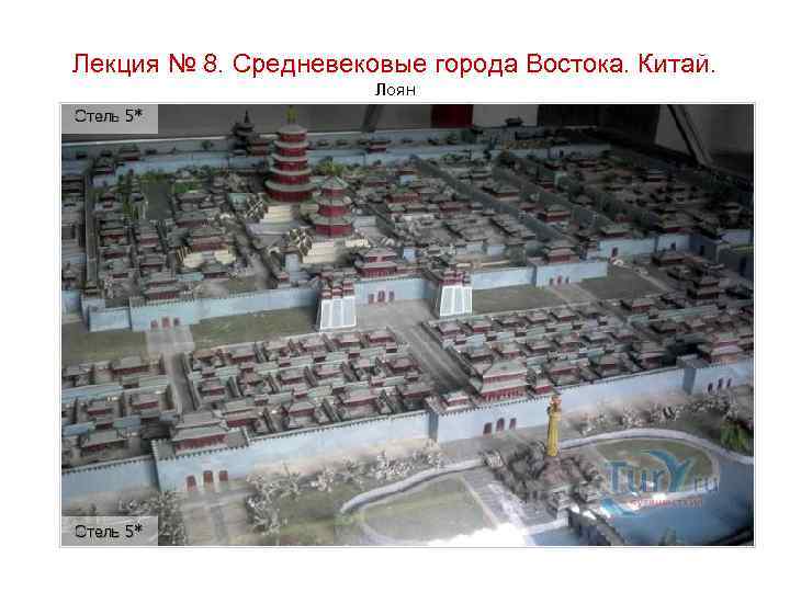 Лекция № 8. Средневековые города Востока. Китай. Лоян 