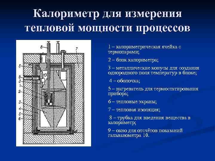 Калориметр вода лед