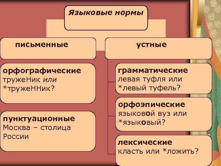 Письменная разновидность литературного языка