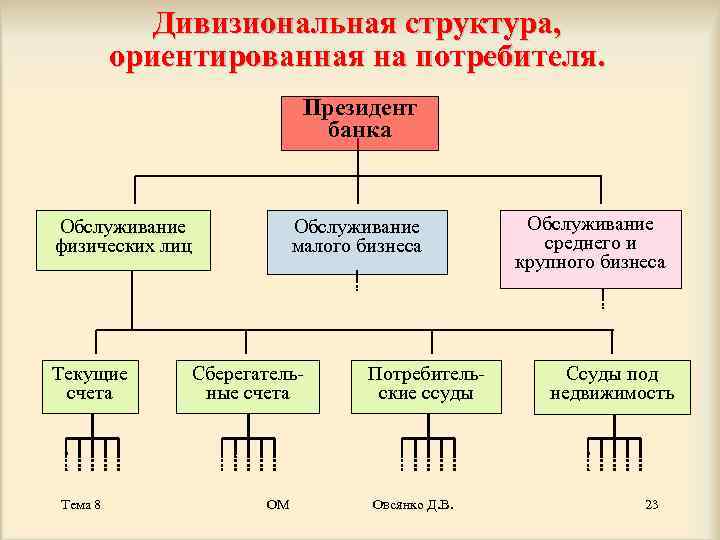 Дивизиональная структура проекта