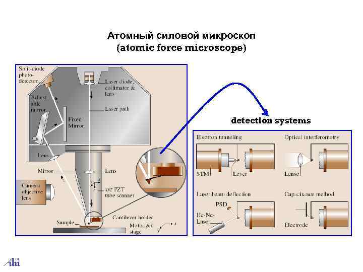 Схема атомно силового микроскопа