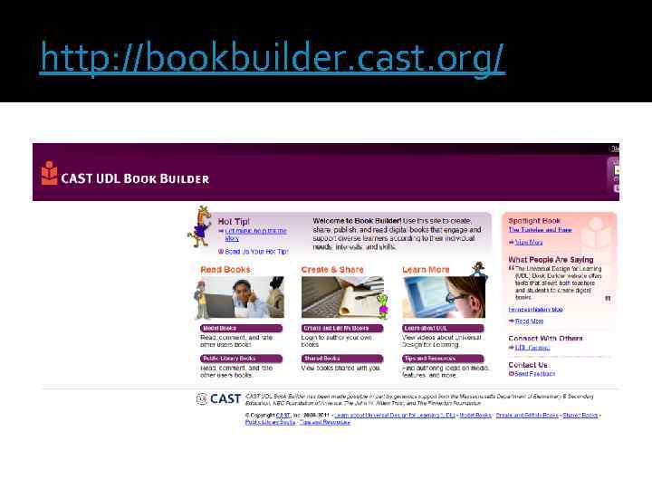 http: //bookbuilder. cast. org/ 