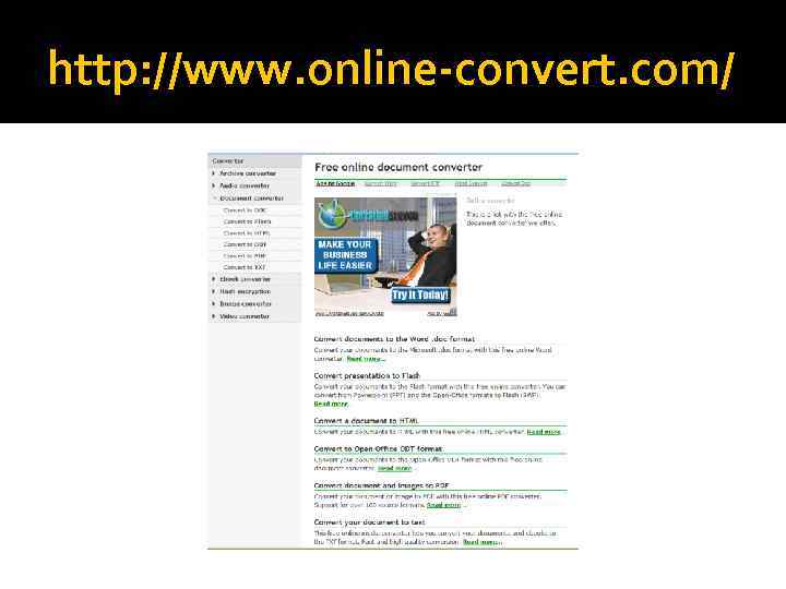 http: //www. online-convert. com/ 