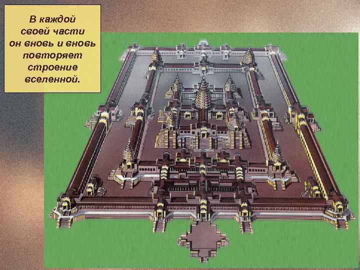   В каждой  своей части он вновь и вновь  повторяет строение