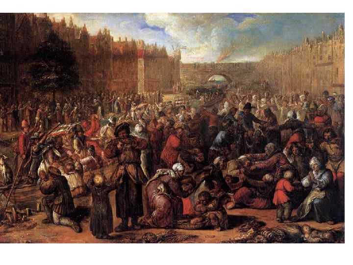   Начало национально- освободительного движения • 1566 г. Народ стал громить католические 