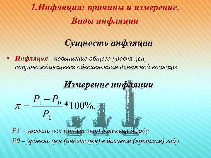 Инфляция повышение общего уровня